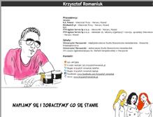 Tablet Screenshot of krzysztofromaniuk.pl